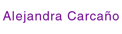 Alejandra Carcaño Logo